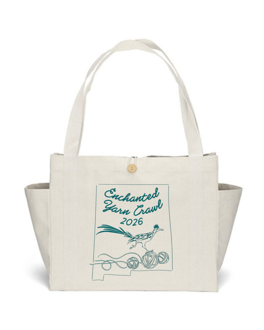 Pre-Order Enchanted Yarn Crawl Tote Bag (With Pockets!) 2026