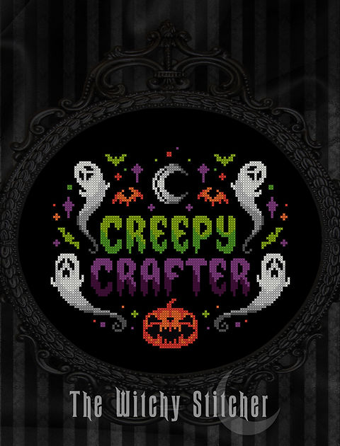The Witchy Stitcher - Neon Creepy Crafter Kit - **Supplies Only**