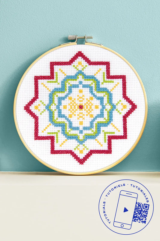 DMC Learning Cross Stitch Kit - Beginner