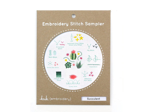 Kiriki Press - Succulent - Embroidery Stitch Sampler