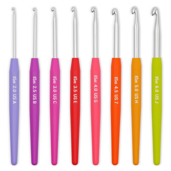 Prym Soft Grip Crochet Hook Set (Set of 8)
