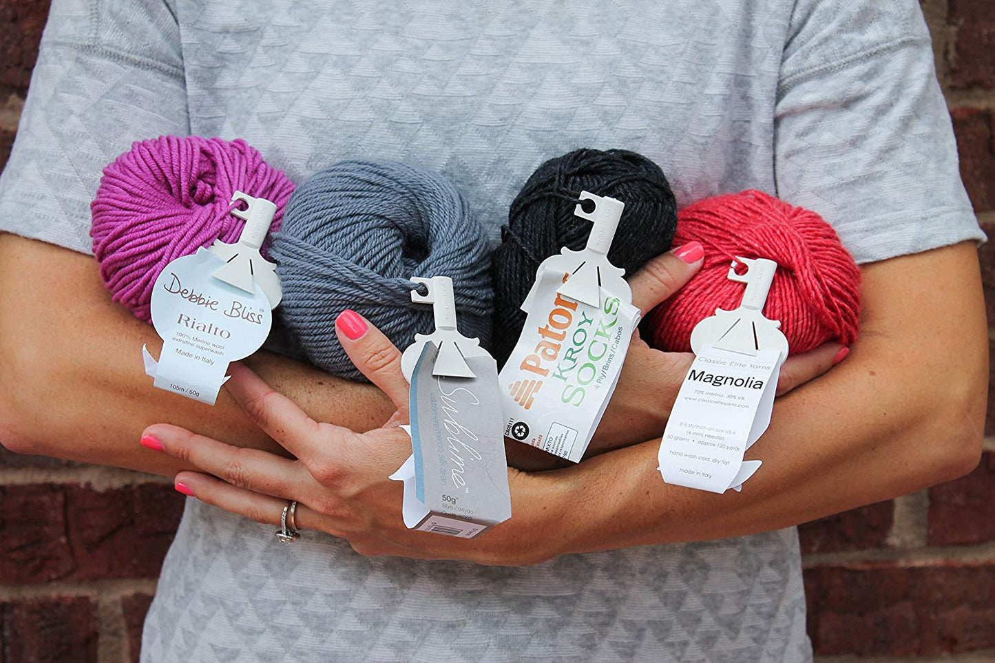 6-Pack Yarn Keys - Yarn Label Clips