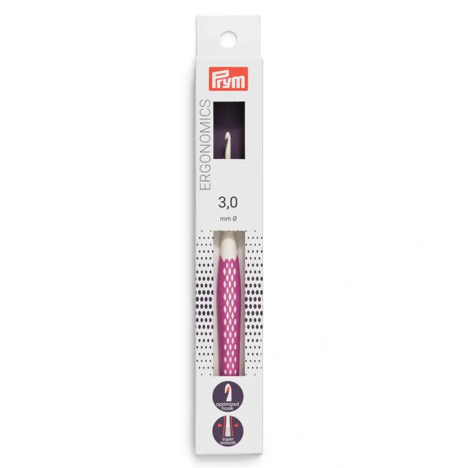 Prym Ergonomic Crochet Hook C (3 mm) – Practical Stitchcraft