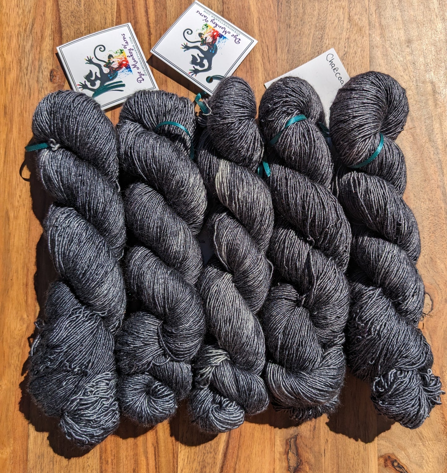 Charcoal SW Merino and Silk Single-Ply