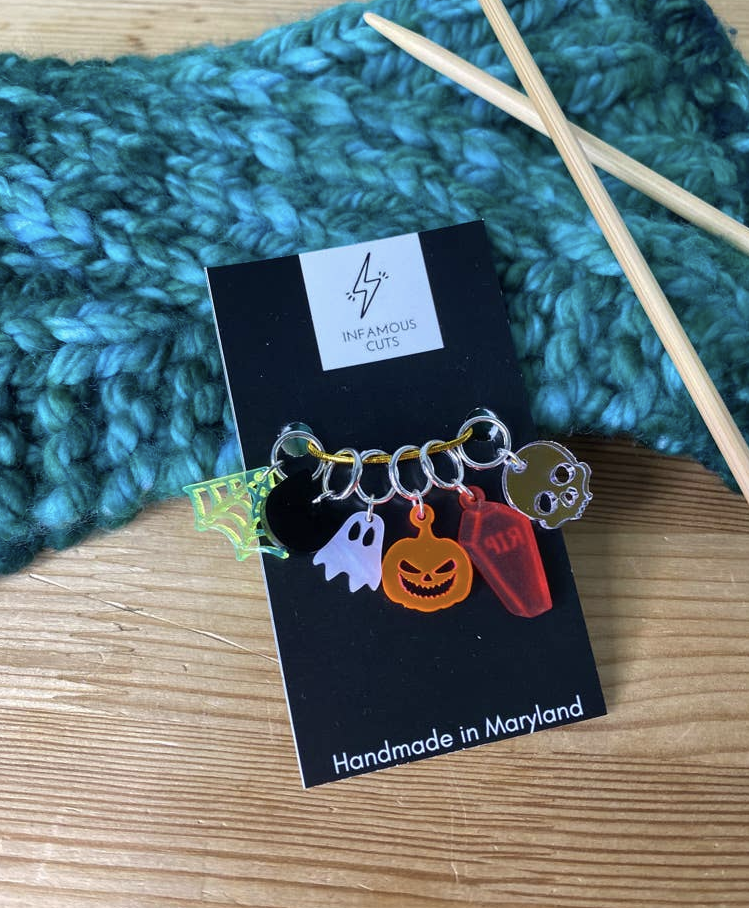 Spooky Halloween Knitting Stitch Markers